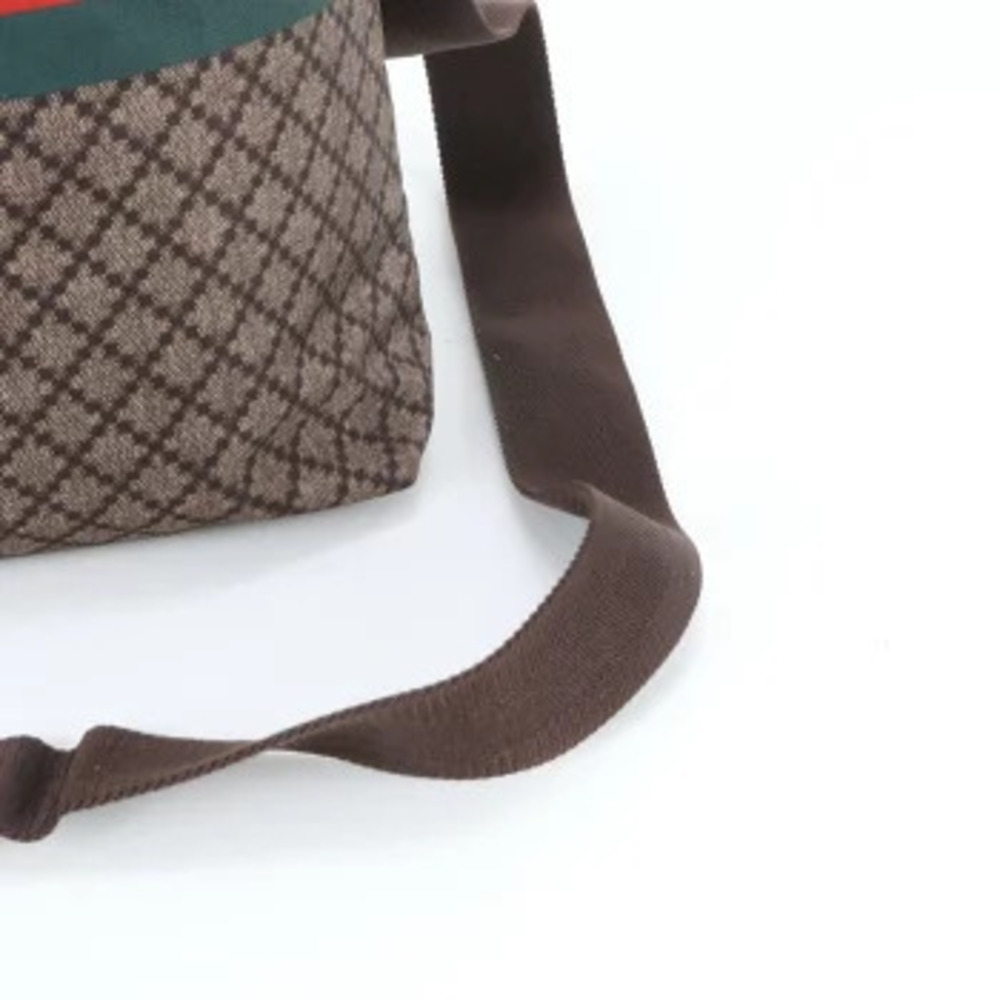 Gucci Bag Shoulder Diamante Leather Crossbody Sherry Black